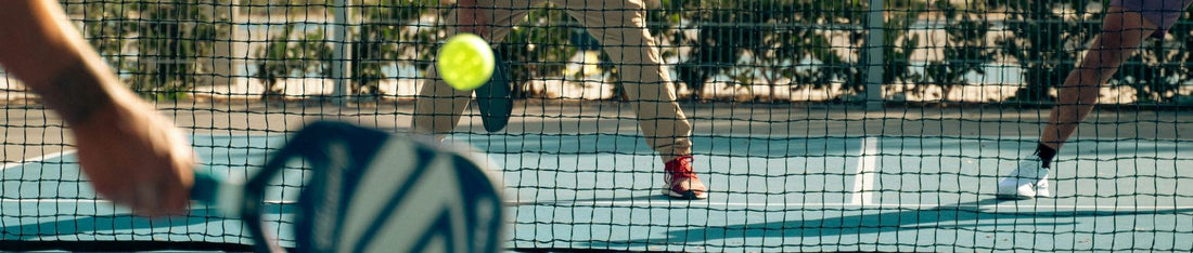 People Playing Pickleball on Court