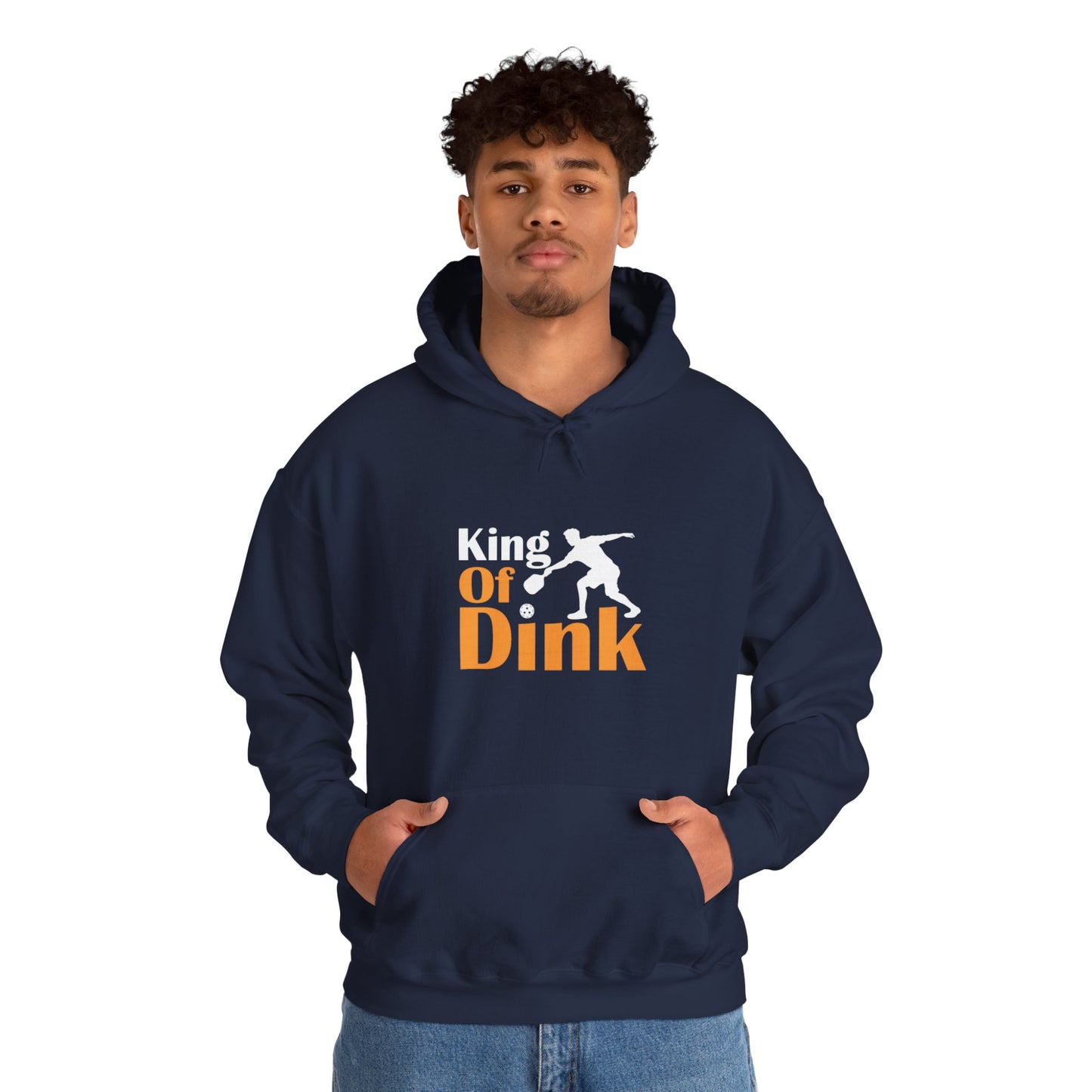 Men's Funny Pickleball Hoodie - King of Dink