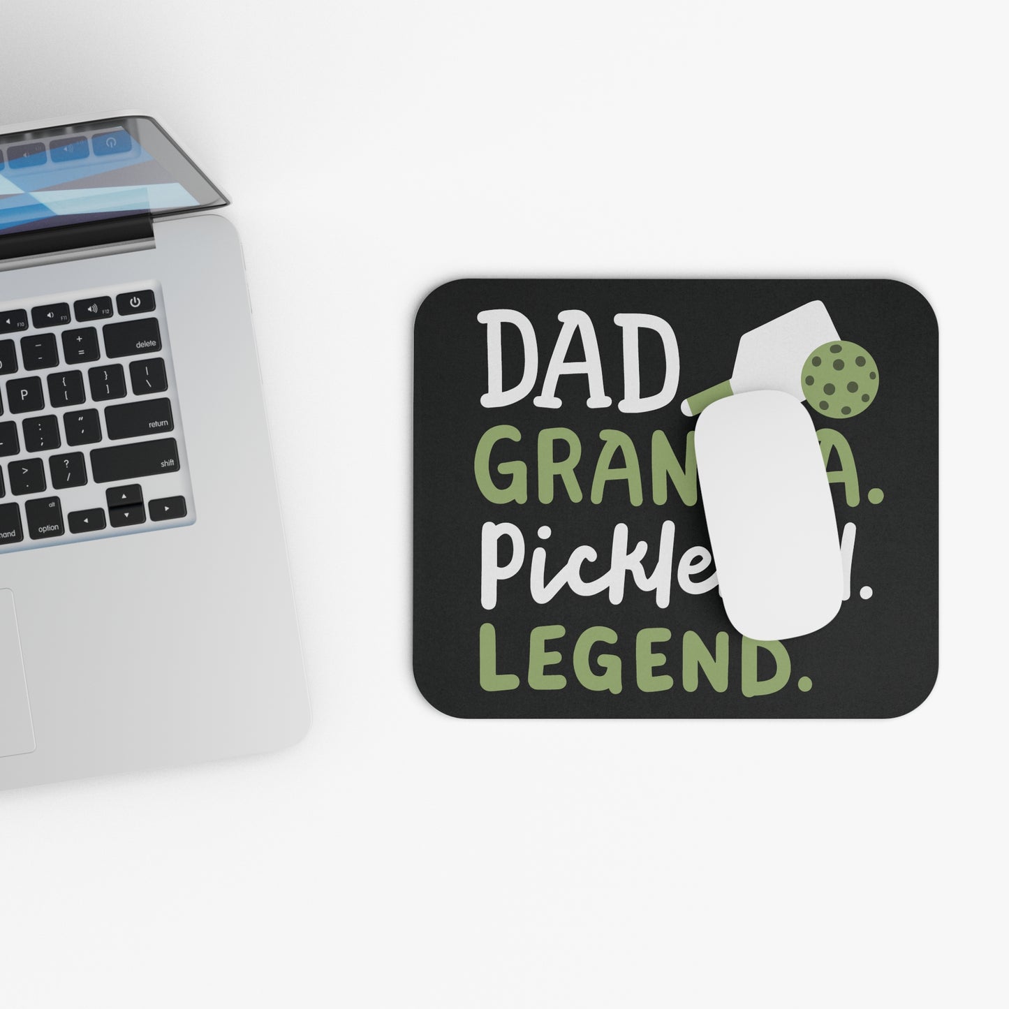 Pickleball Durable Mouse pad - Dad Grandpa Pickleball Legend