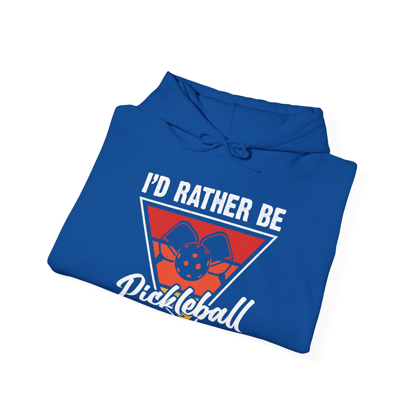 Men's Cool Pickleball Hoodie - I'd Rather Be Pickleball