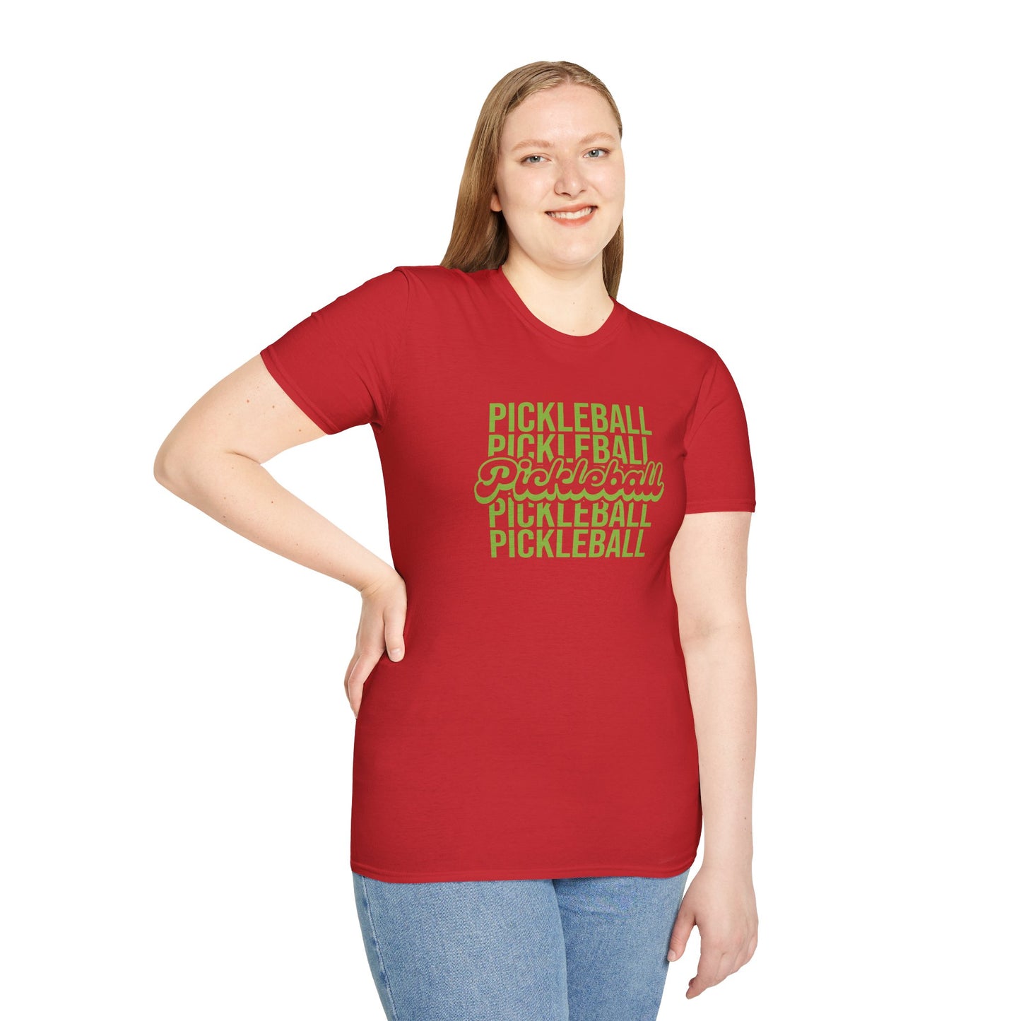 Women's Fun Pickleball T-shirt - Pickleball Repeat