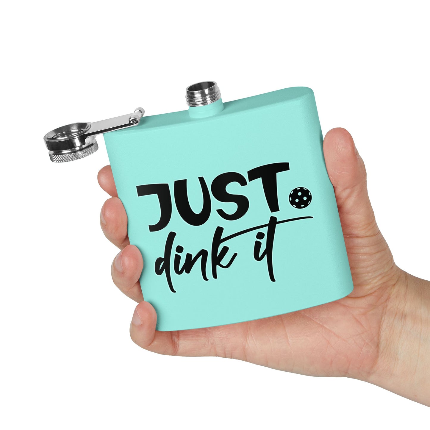 Pickleball Practical Flask - Just Dink It