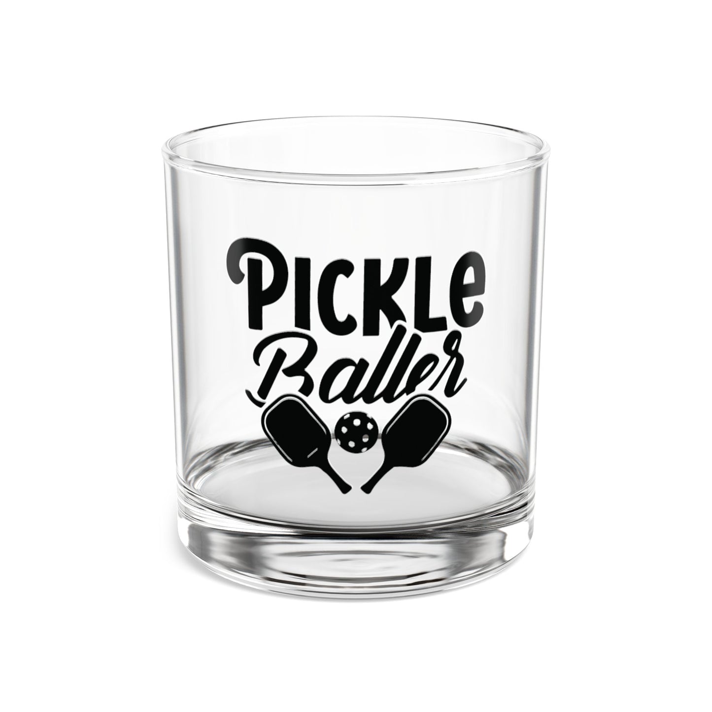 Pickleball Stylish Rocks Glass - Pickleballer 10oz