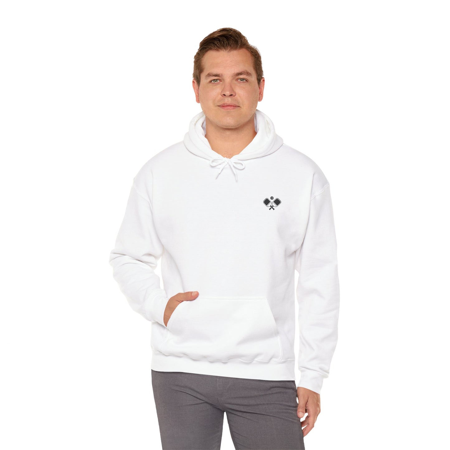 Men's Soft Pickleball Hoodie - Life is Good Pickleball Make It Better