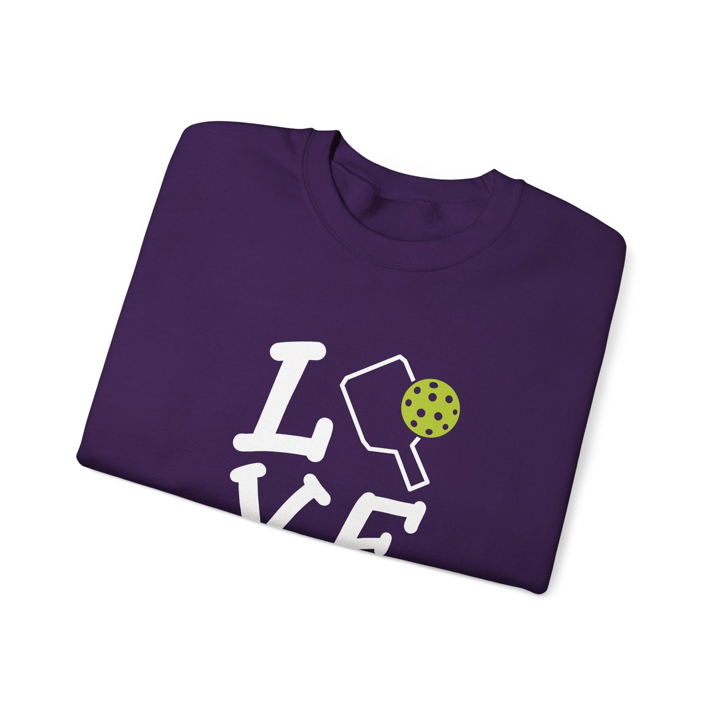 Women's Durable Pickleball Sweatshirt - Love Pickleball