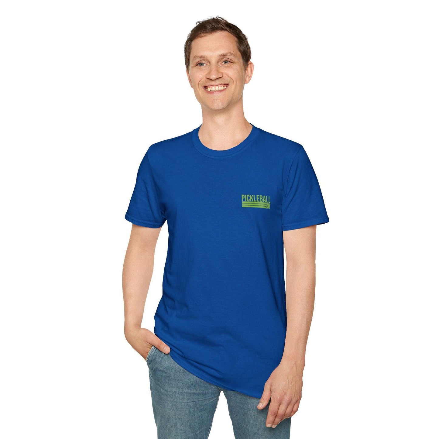 Men's Pickleball T-shirt - Life Is Good Pickleball Make It Better