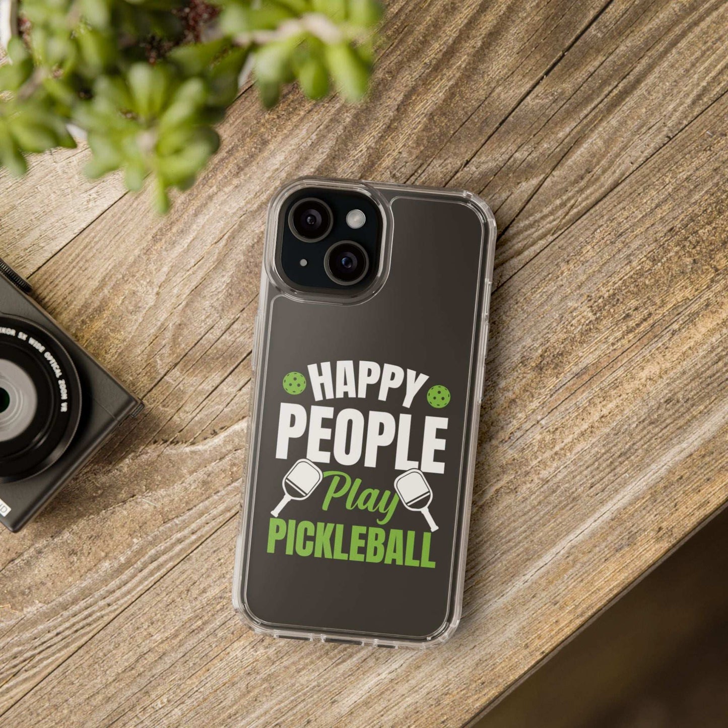 Pickleball Eye-Catching Phone case - Happy People Play Pickleball