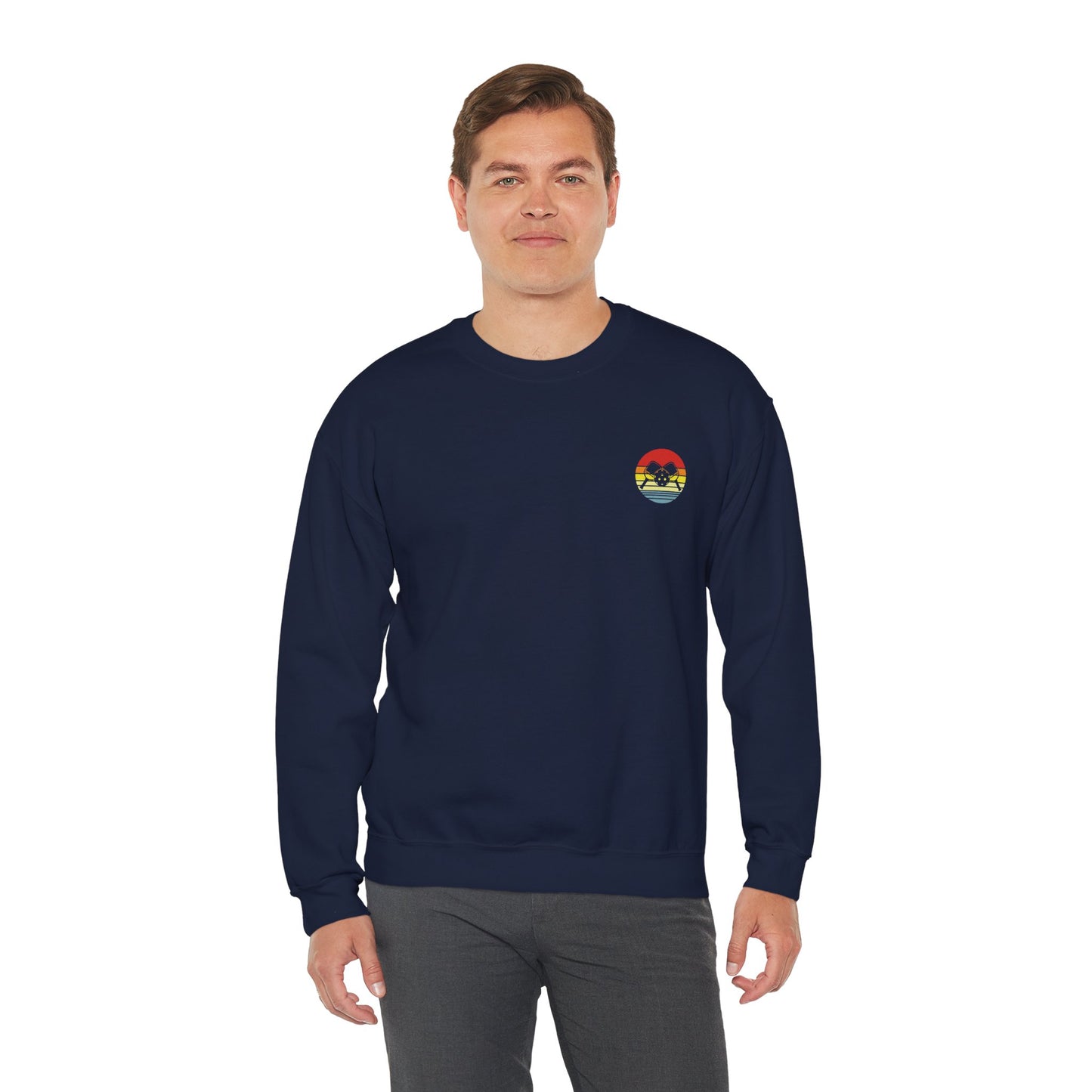 Men's Cool Pickleball Sweatshirt - Just a Guy Who Loves Pickleball