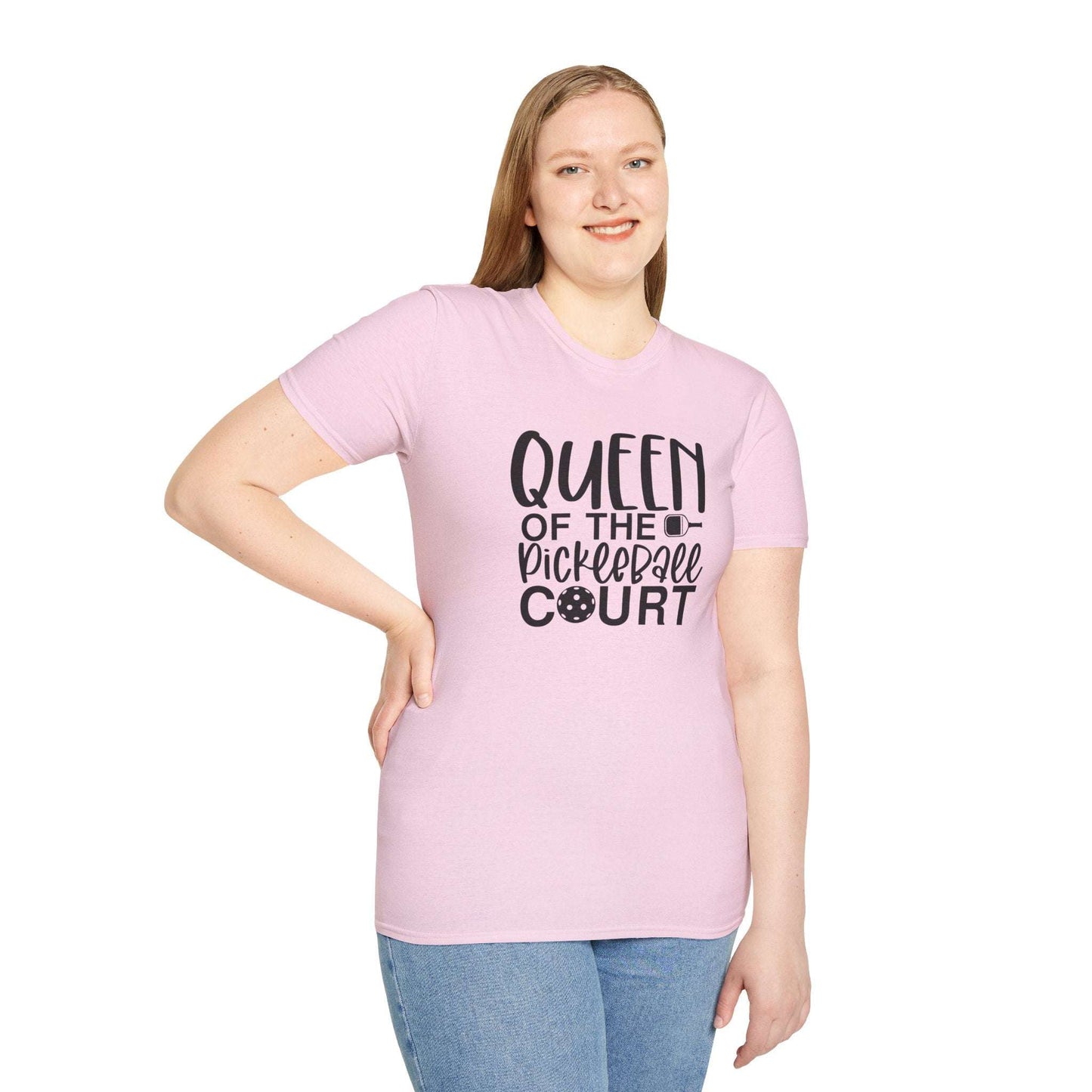 Women's Lightweight Pickleball T-shirt - Queen of the Pickleball Court