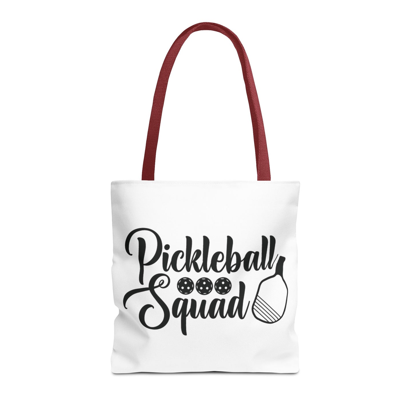 Pickleball Durable Tote Bag - Pickleball squad Red