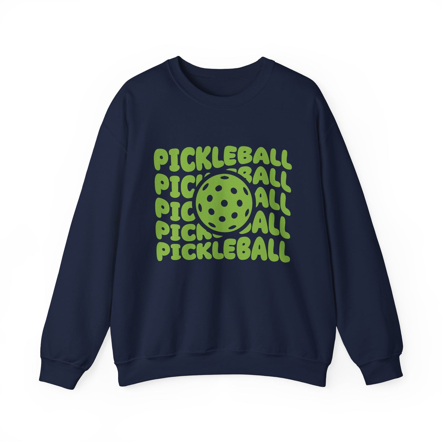 Men's Fun Pickleball Sweatshirt - Pickleball Pop Navy
