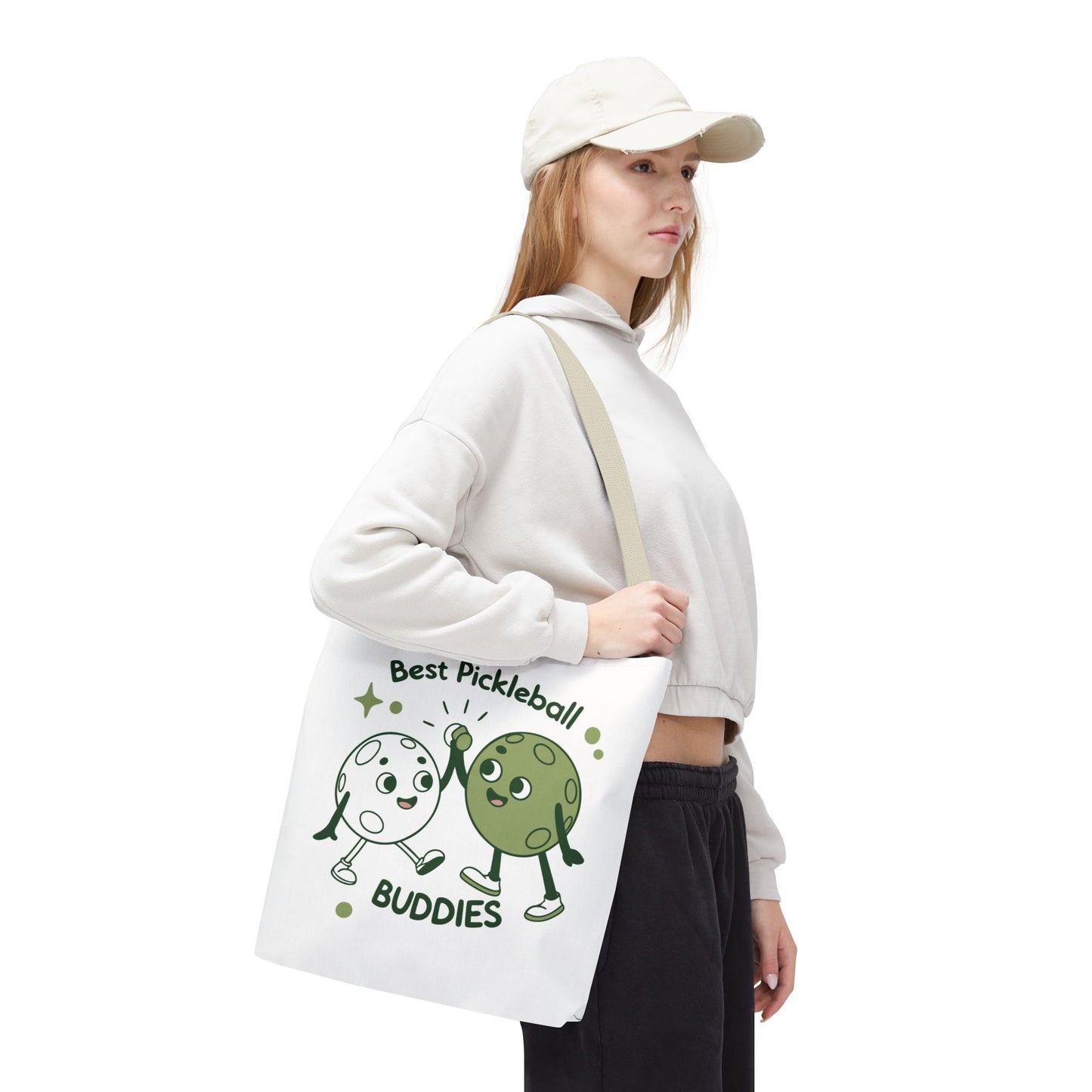 Pickleball Cute Tote Bag - Best Pickleball Buddies