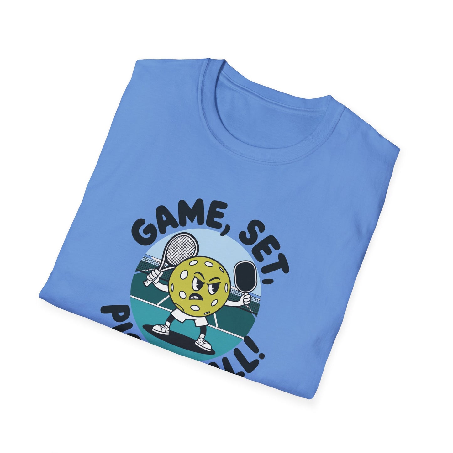 Men's Soft Pickleball T-shirt - Game, Set, Pickleball
