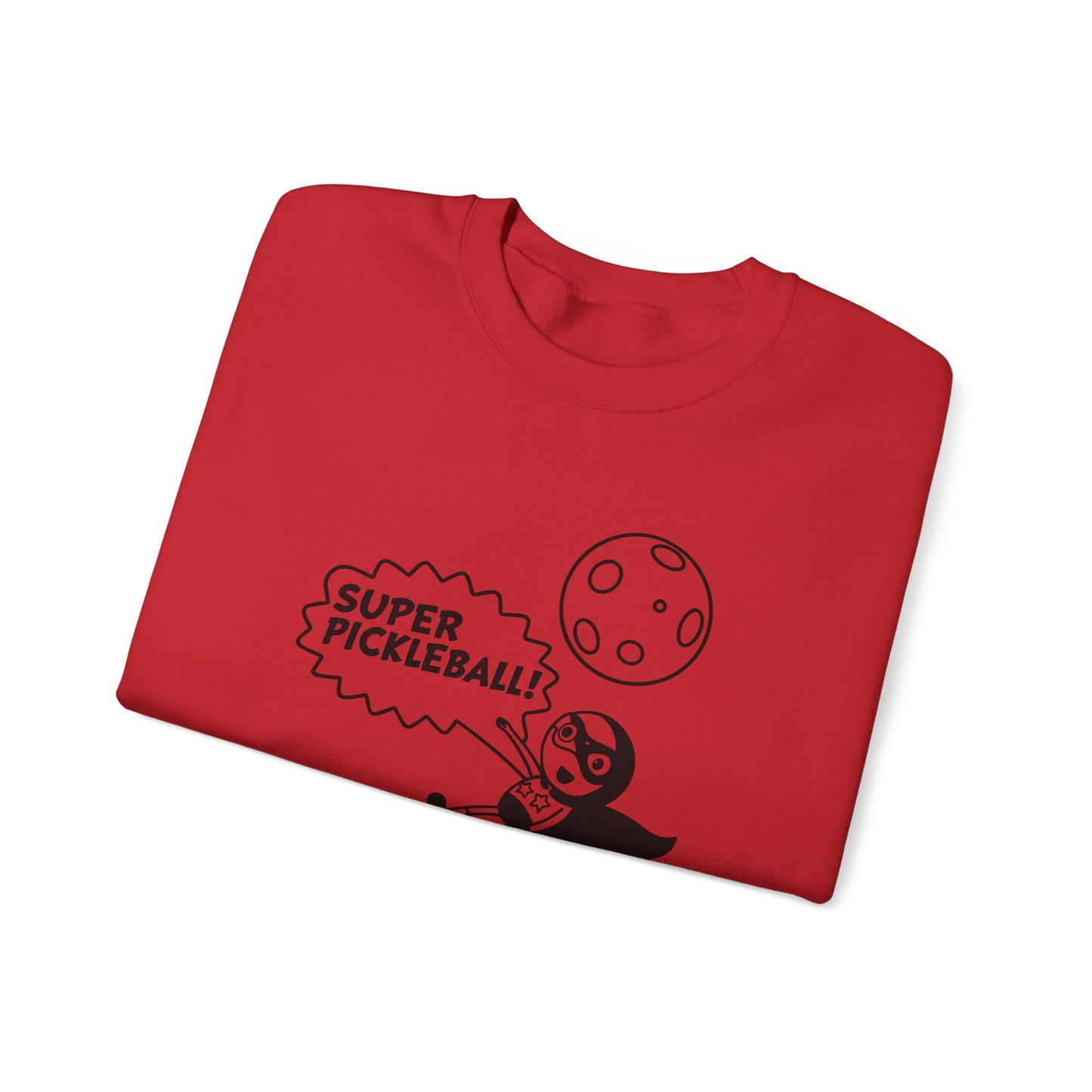 Men's Quirky Pickleball Sweatshirt - Super Pickleball