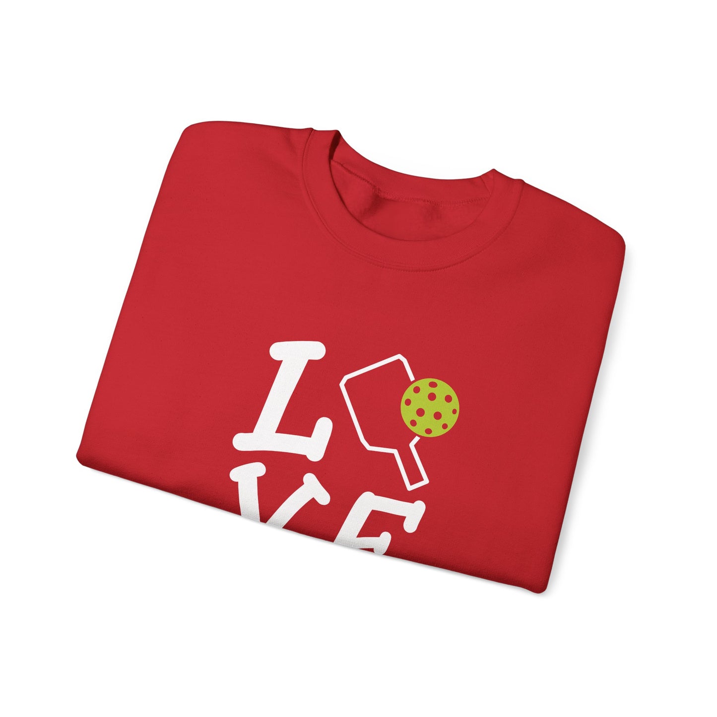 Women's Durable Pickleball Sweatshirt - Love Pickleball