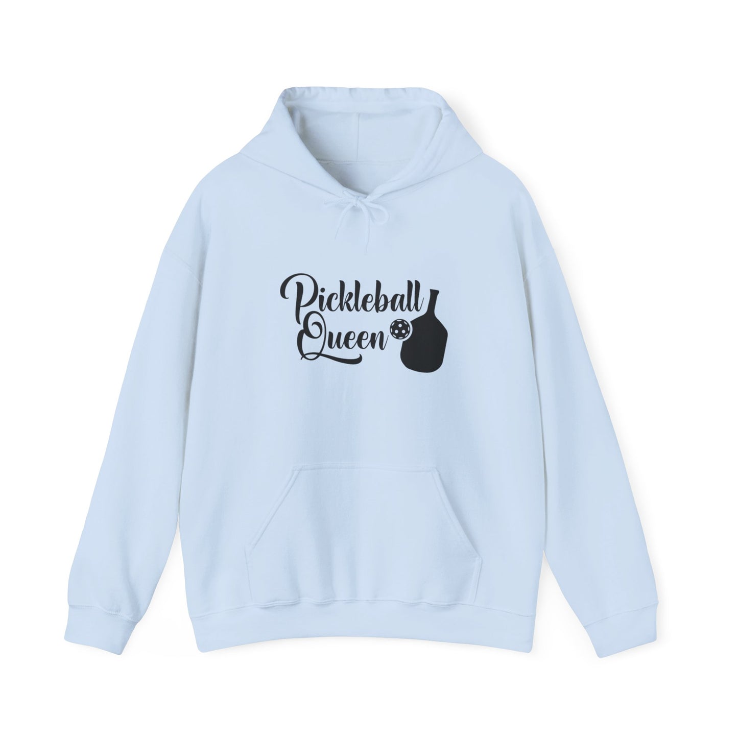 Women's Comfy Pickleball Hoodie - Pickleball Queen Blue