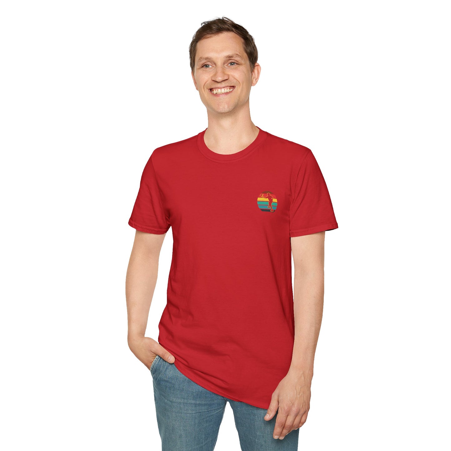 Men's Unique Pickleball T-shirt - Happy People Play Pickleball