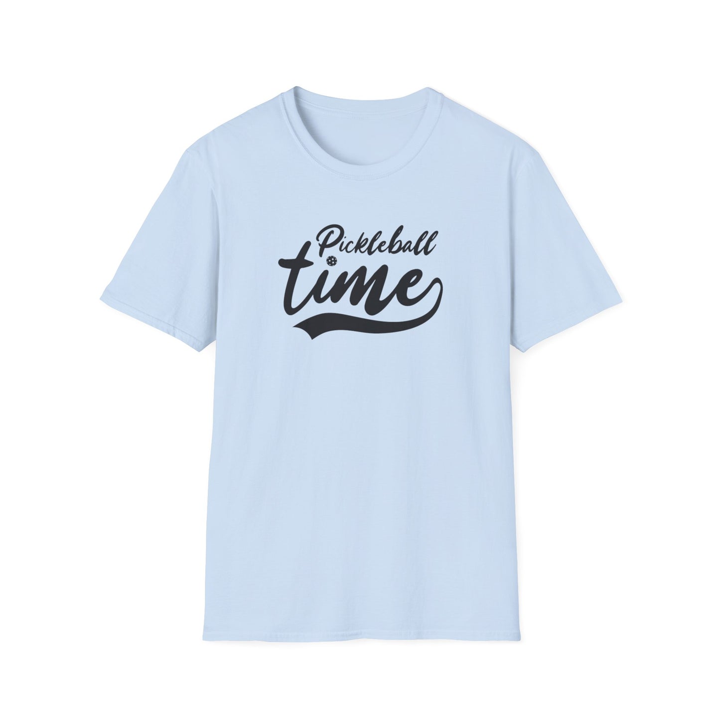 Women's Sporty Pickleball T-shirt - Pickleball Time Blue