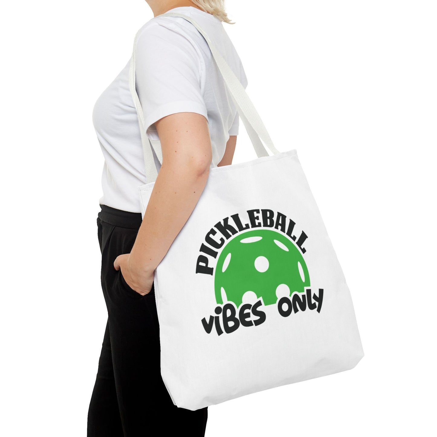 Pickleball Durable Tote Bag - Pickleball Vibes Only