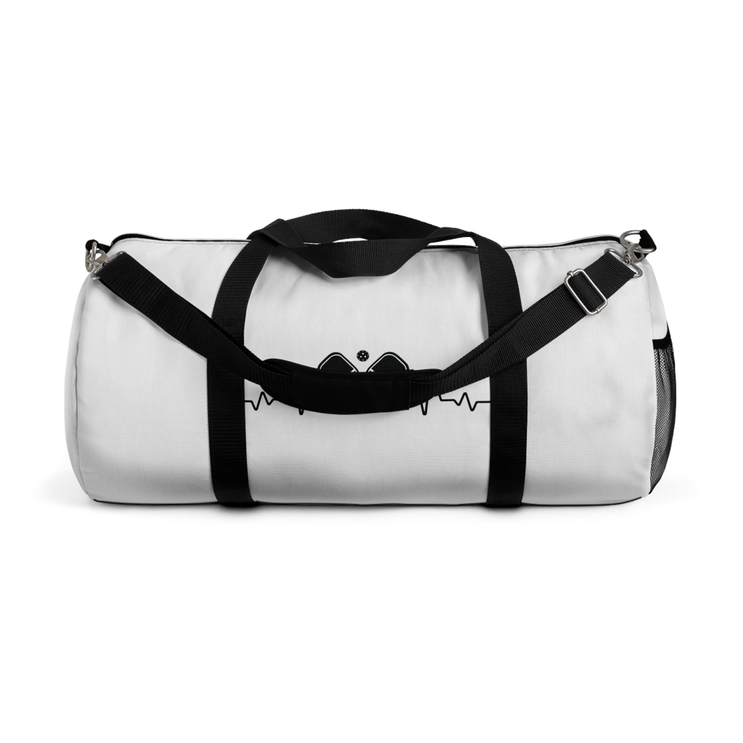 Pickleball Durable Duffel Bag - Pickleball Pulse White