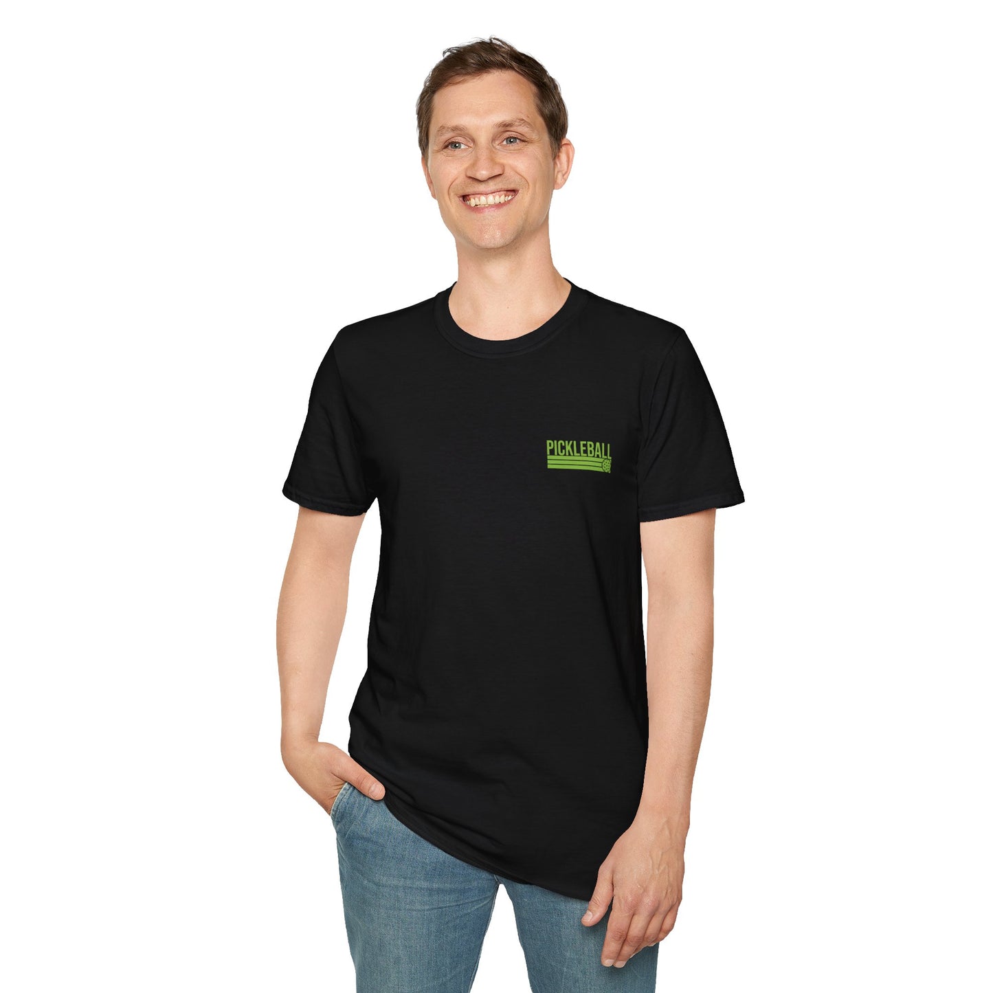 Men's Pickleball T-shirt - Life Is Good Pickleball Make It Better