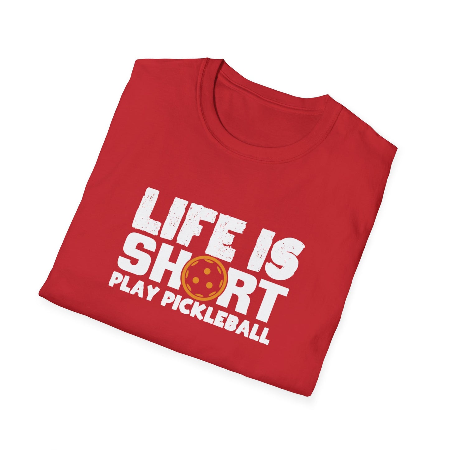 Men's Hilarious Pickleball T-shirt - Life Is Short Play Pickleball