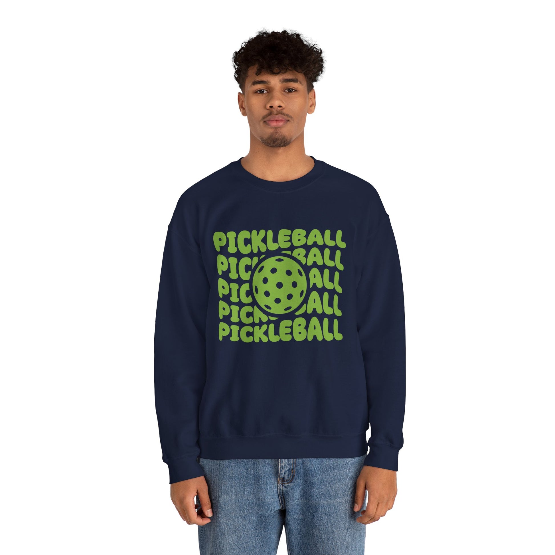 Men's Fun Pickleball Sweatshirt - Pickleball Pop