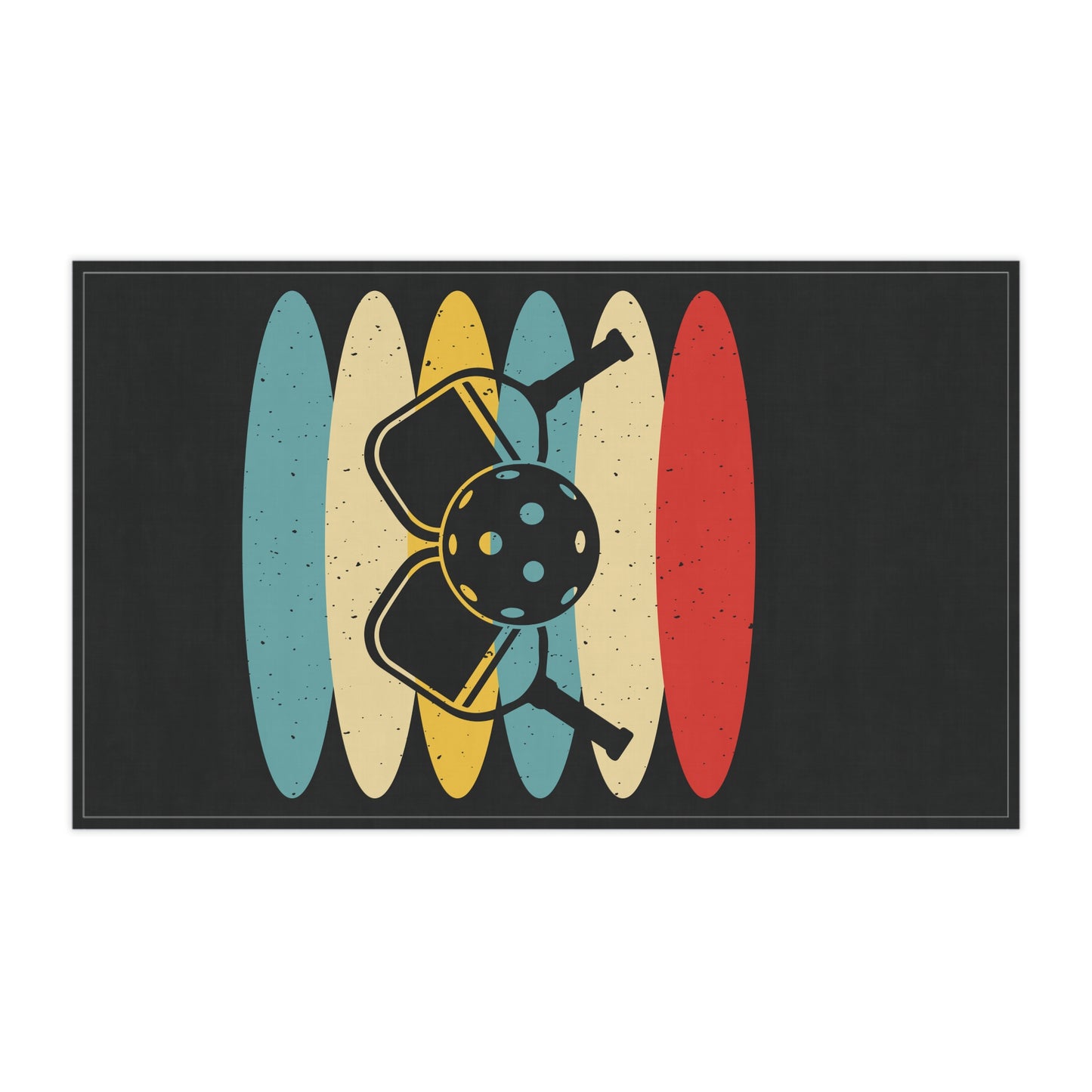 Pickleball Durable Tea Towel - Pickleball Retro