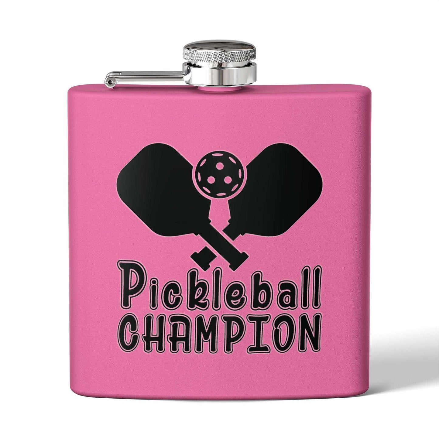Pickleball Energetic Flask - Pickleball Champion Pink