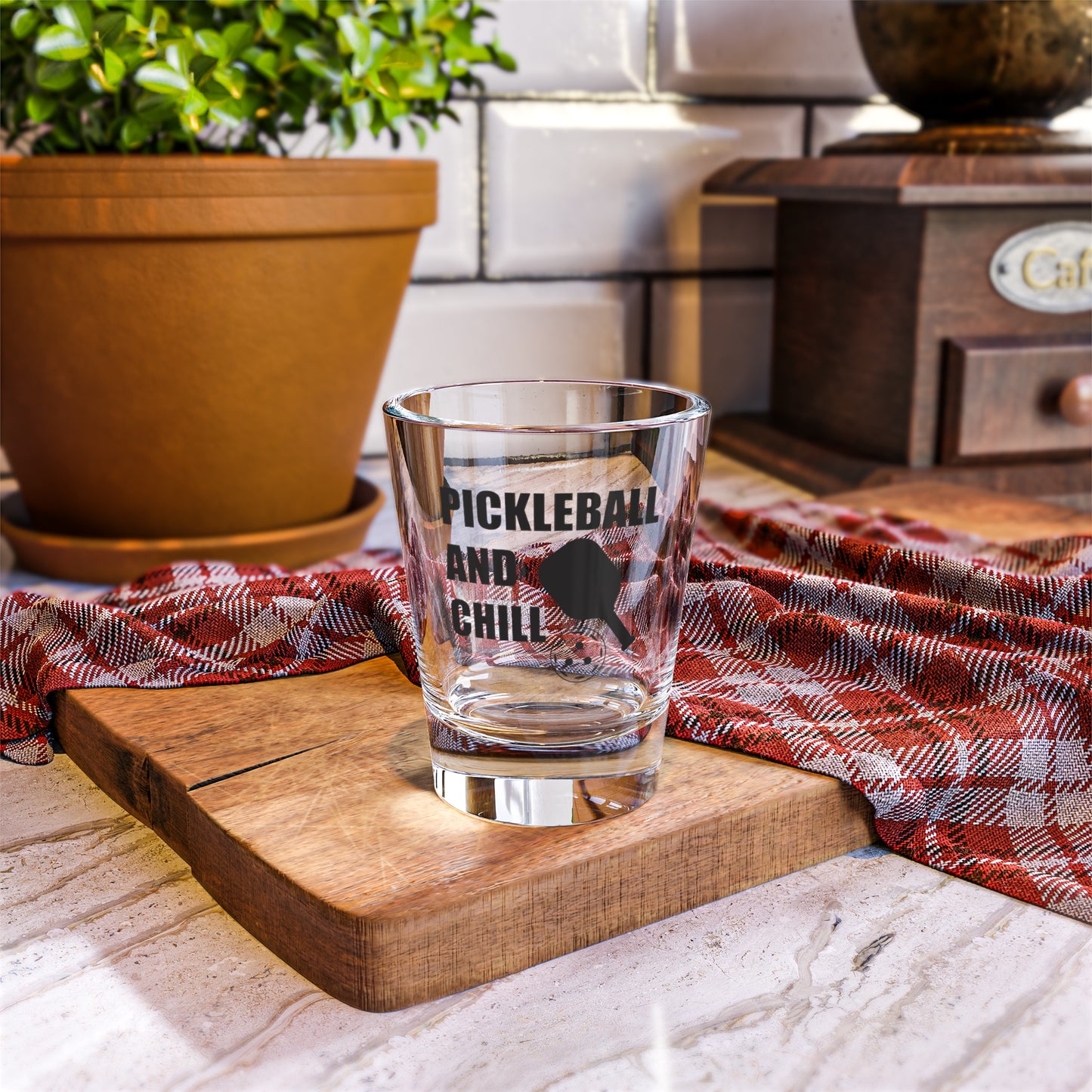 Pickleball Fun Shot Glass - Pickleball and Chill