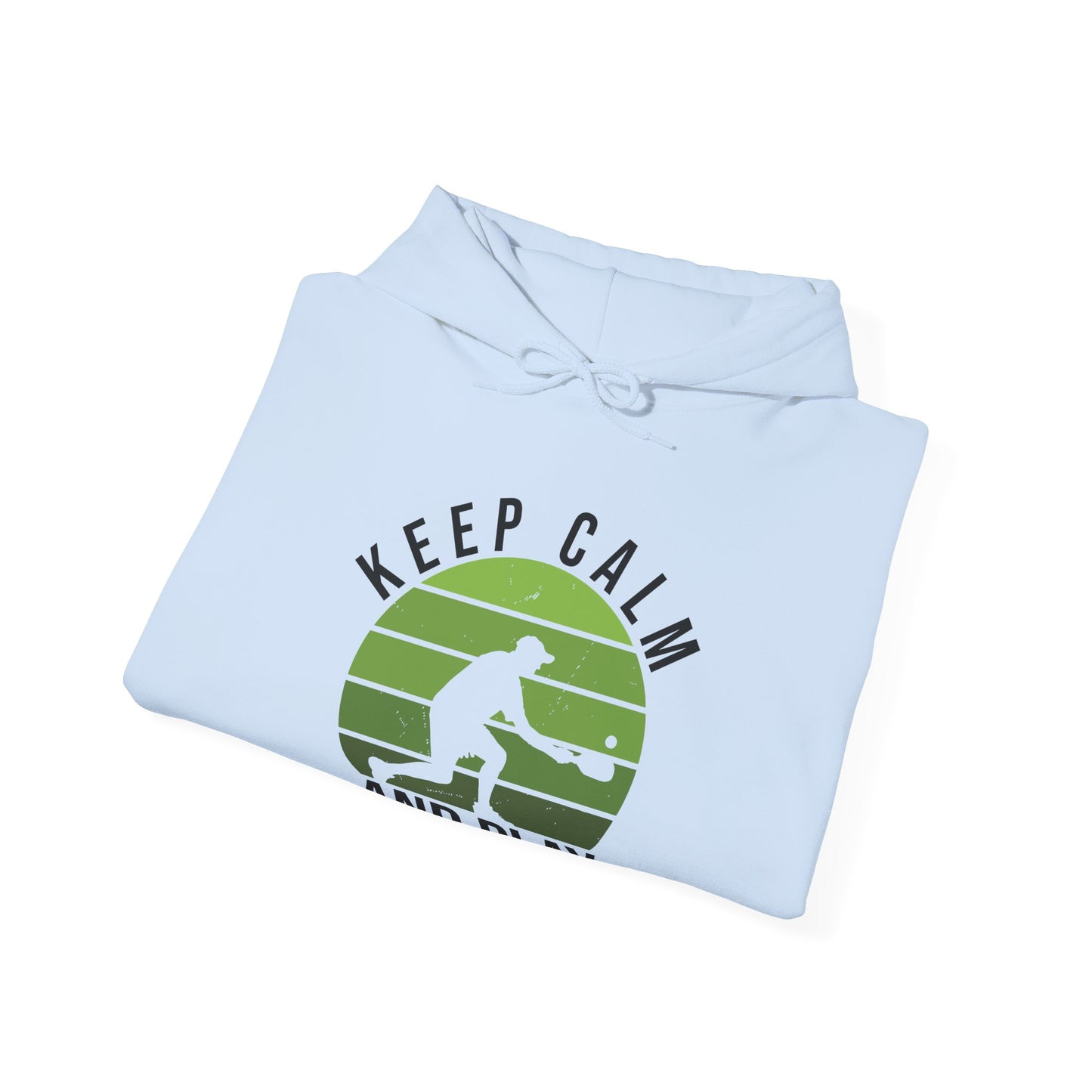 Women's Durable Pickleball Hoodie - Keep Calm and Play