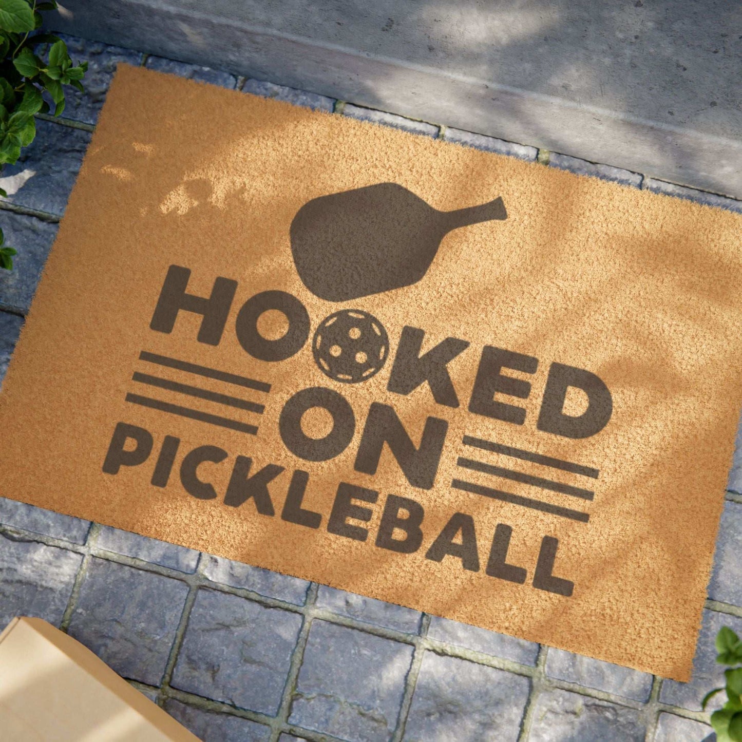 Pickleball Durable Doormat - Hooked on Pickleball