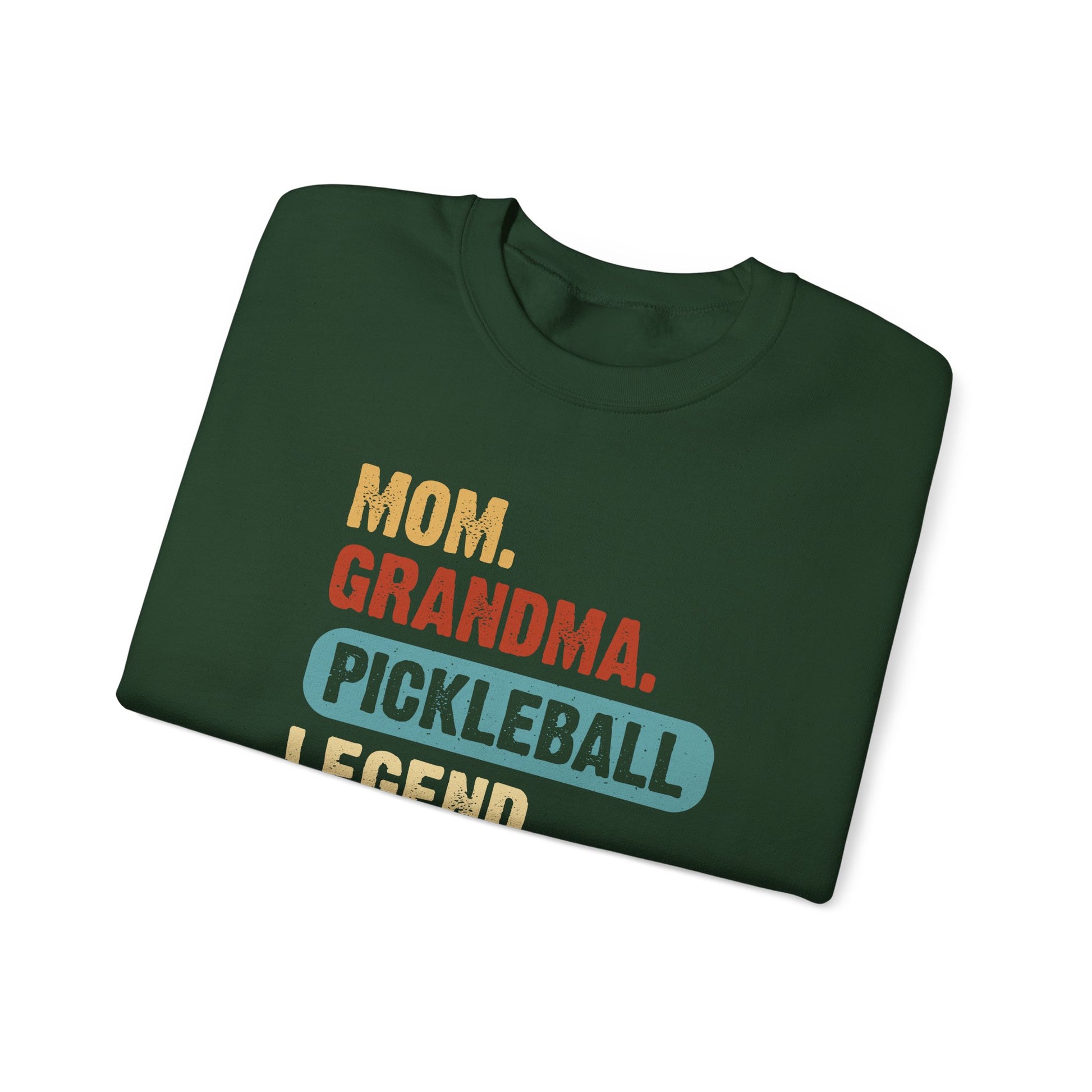 Women's Stylish Pickleball Sweatshirt - Mom Grandma Pickleball Legend