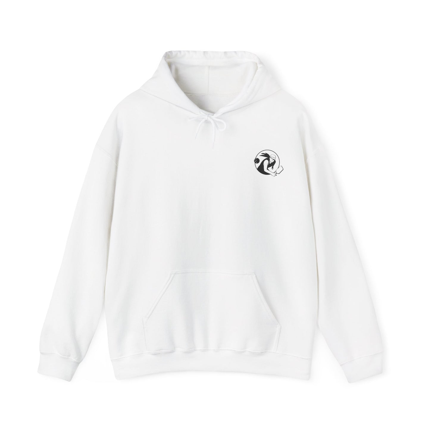 Women's Sporty Pickleball Hoodie - Designated Dinker White