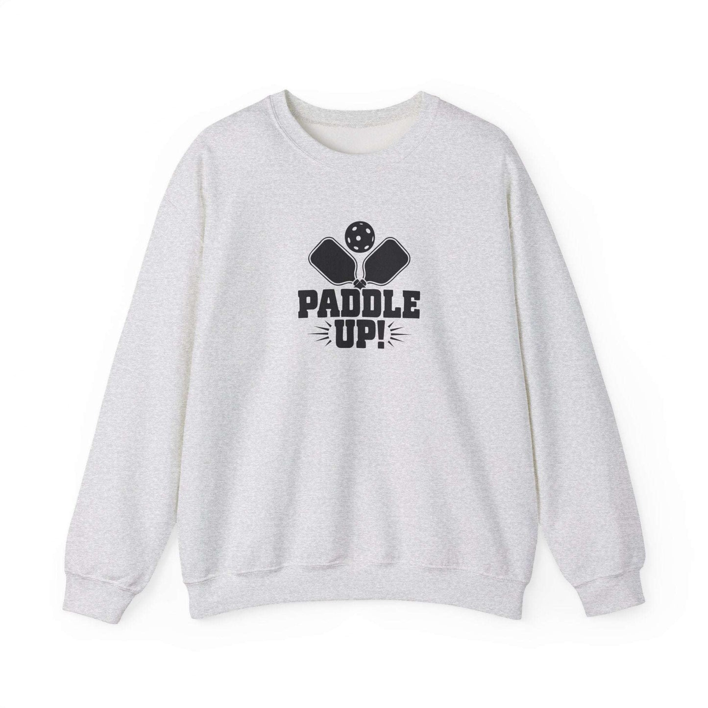 Women's Comfy Pickleball Sweatshirt - Paddle Up Gray
