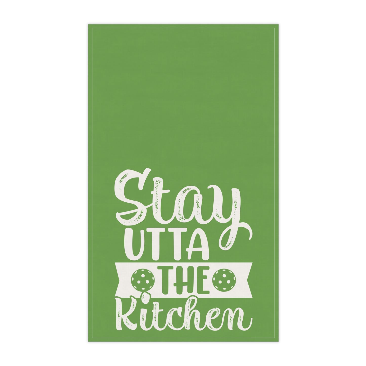 Pickleball Playful Tea Towel - Stay Utta the Kitchen