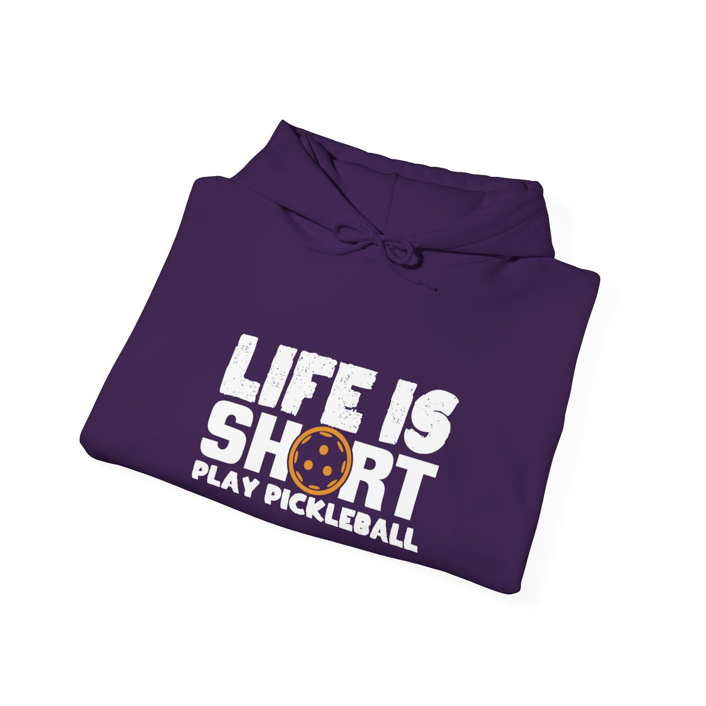 Men's Funny Pickleball Hoodie - Life Is Short Play Pickleball
