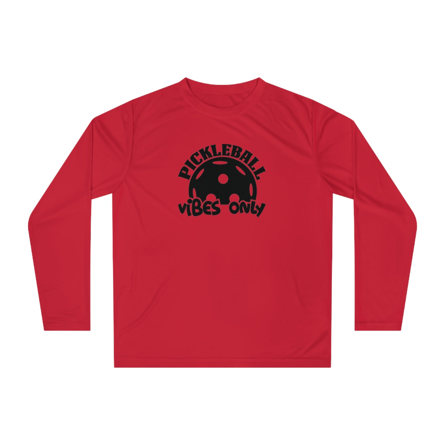 Women's Pickleball Long Sleeves top - Pickleball Vibes Only Red