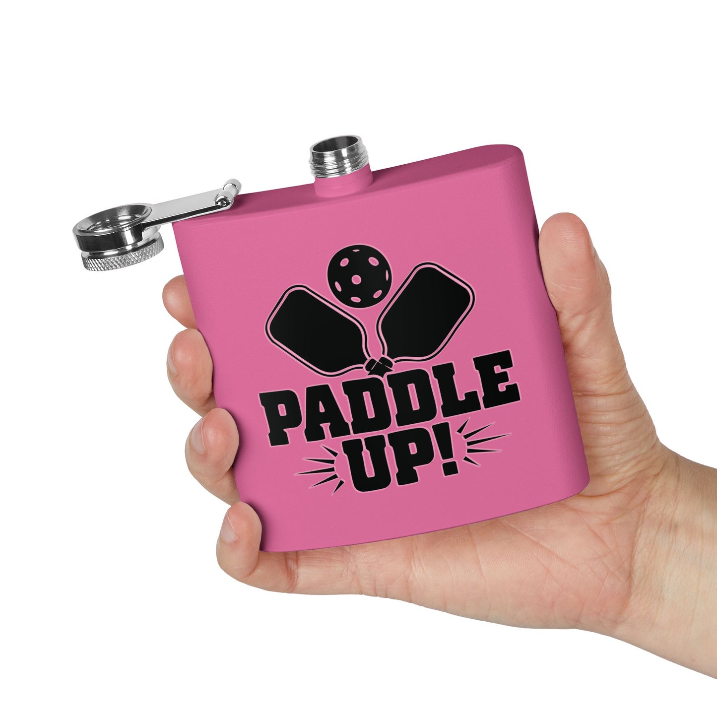 Pickleball Stylish Flask - Paddle Up