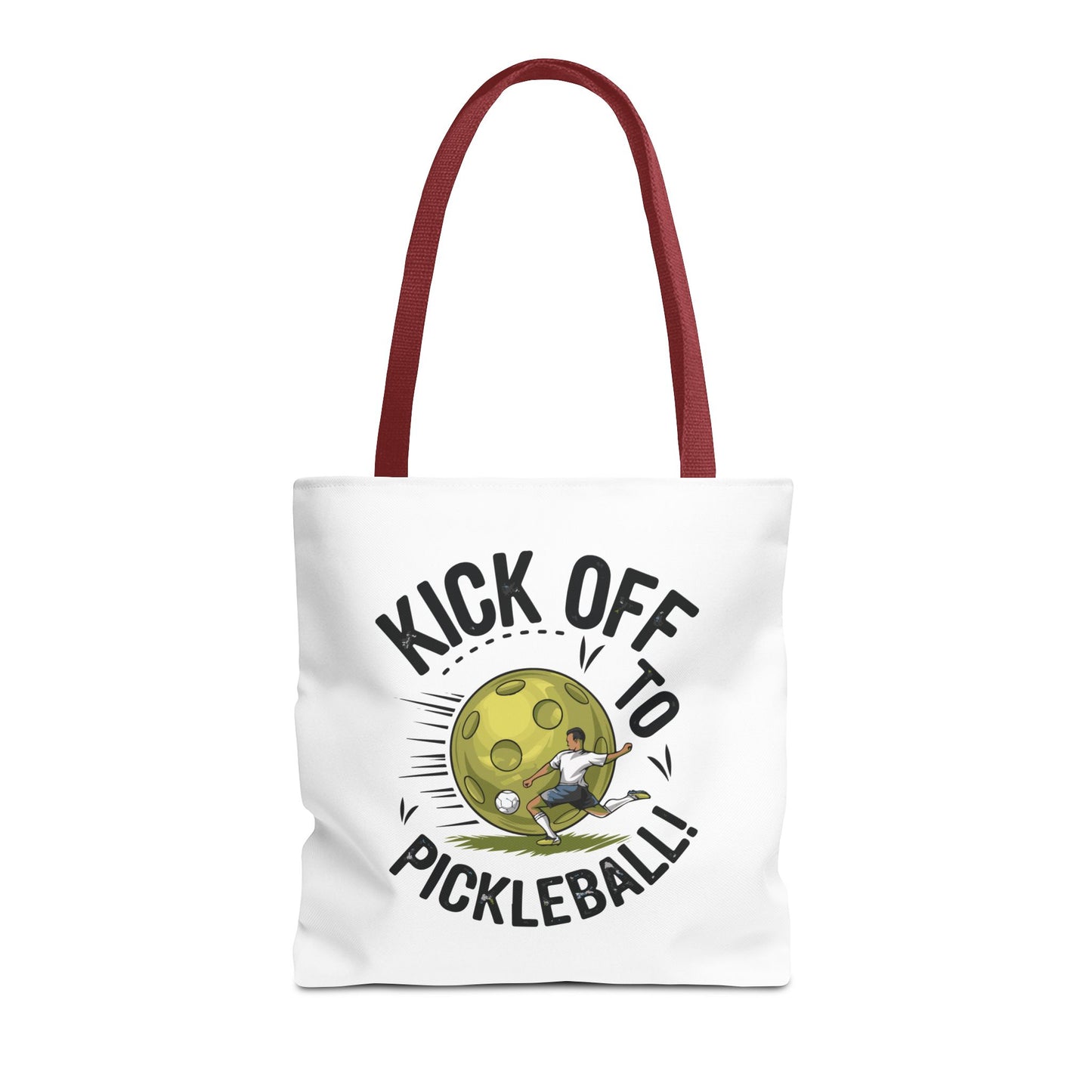Pickleball Unique Tote Bag - Kick Off to Pickleball Red