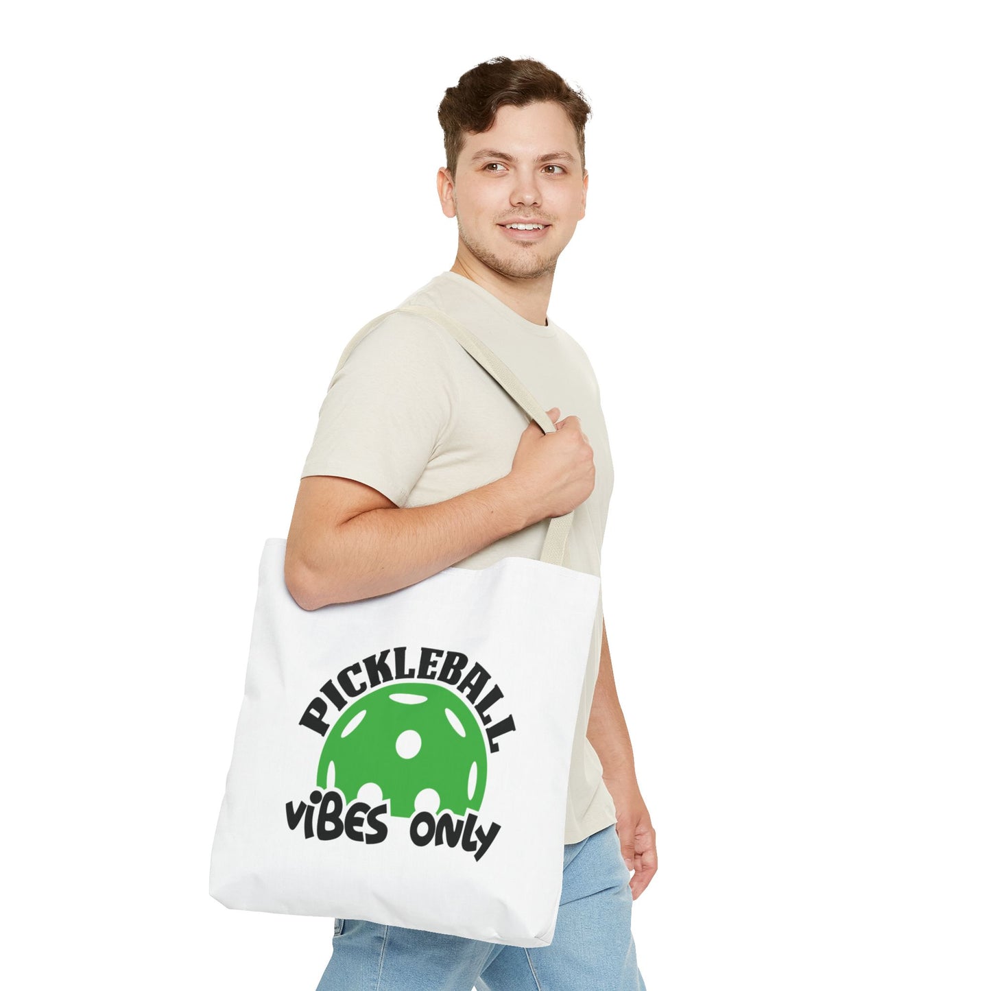 Pickleball Durable Tote Bag - Pickleball Vibes Only