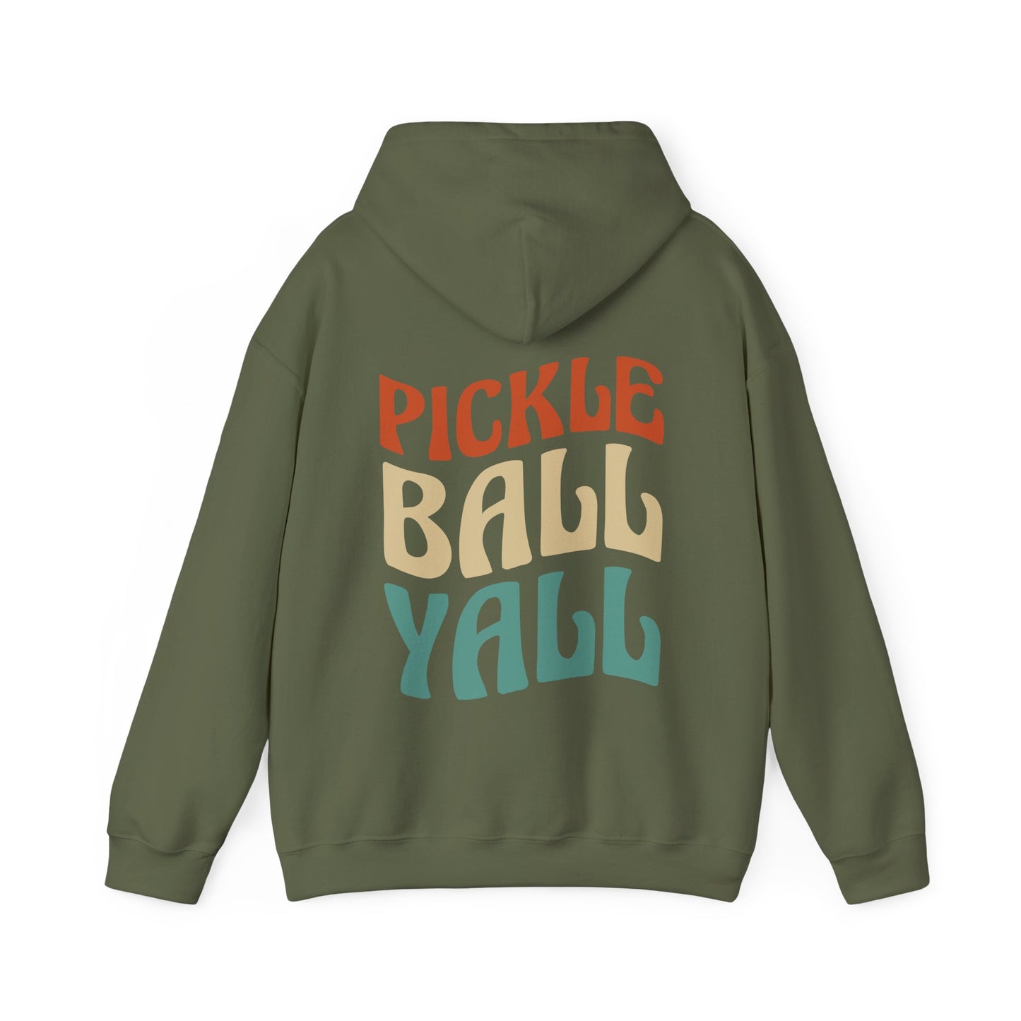 Men's Vibrant Pickleball Hoodie - Pickleball Yall