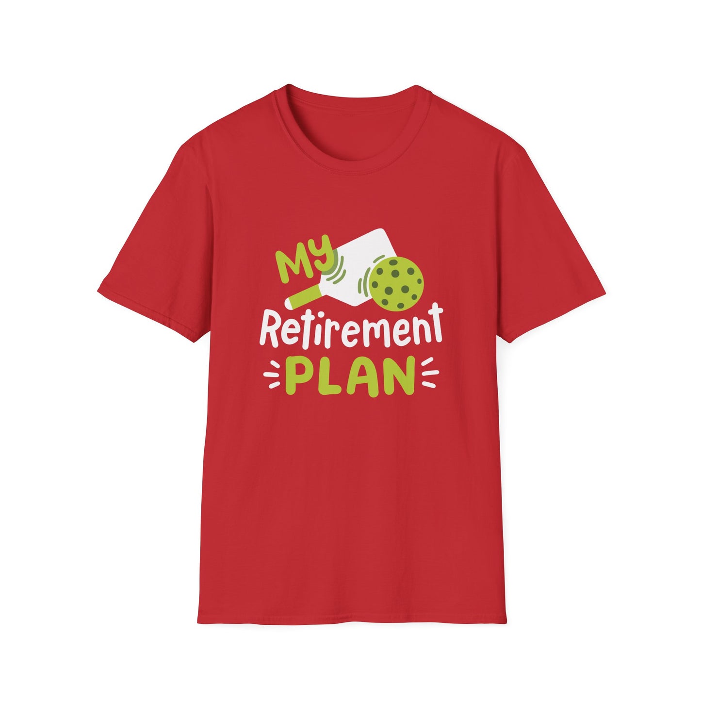 Women's Fun Pickleball T-shirt - My Retirement Plan