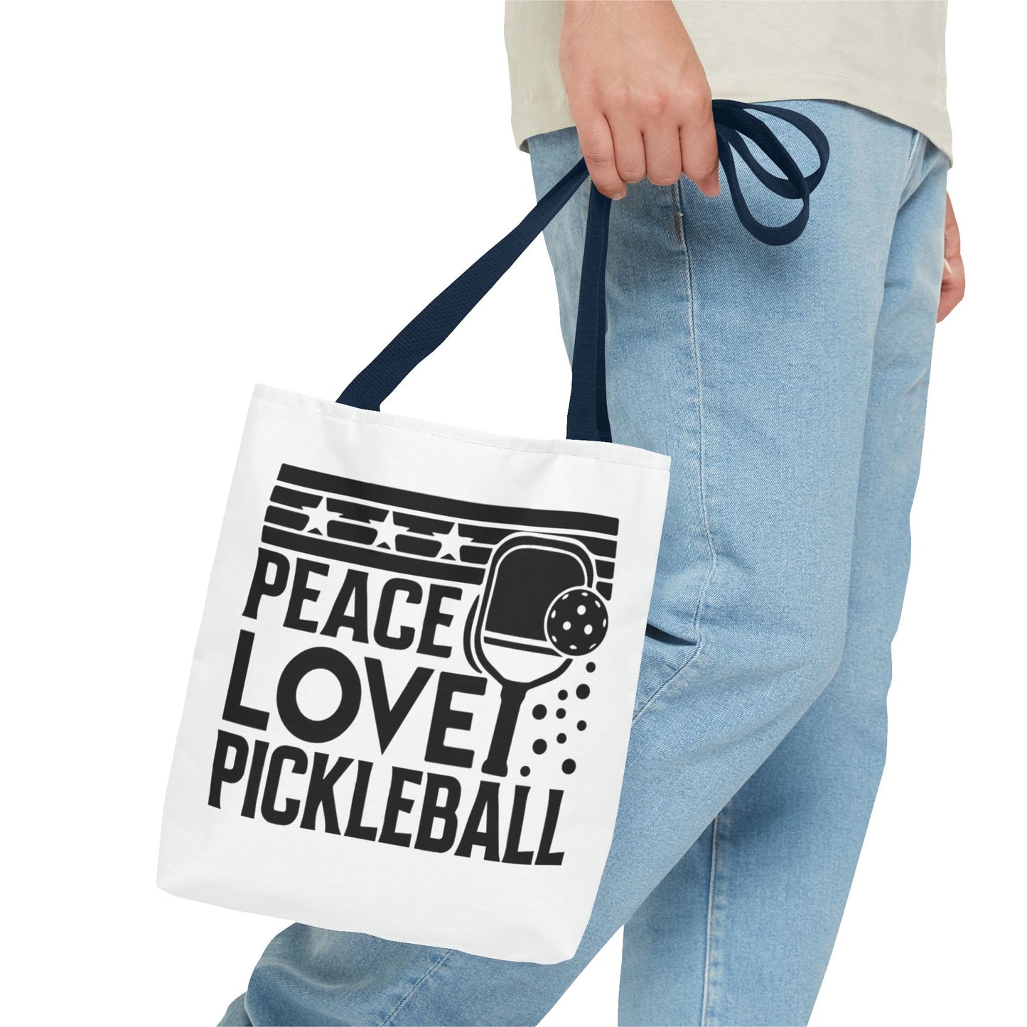 Pickleball Bold Tote Bag - Peace Love Pickleball