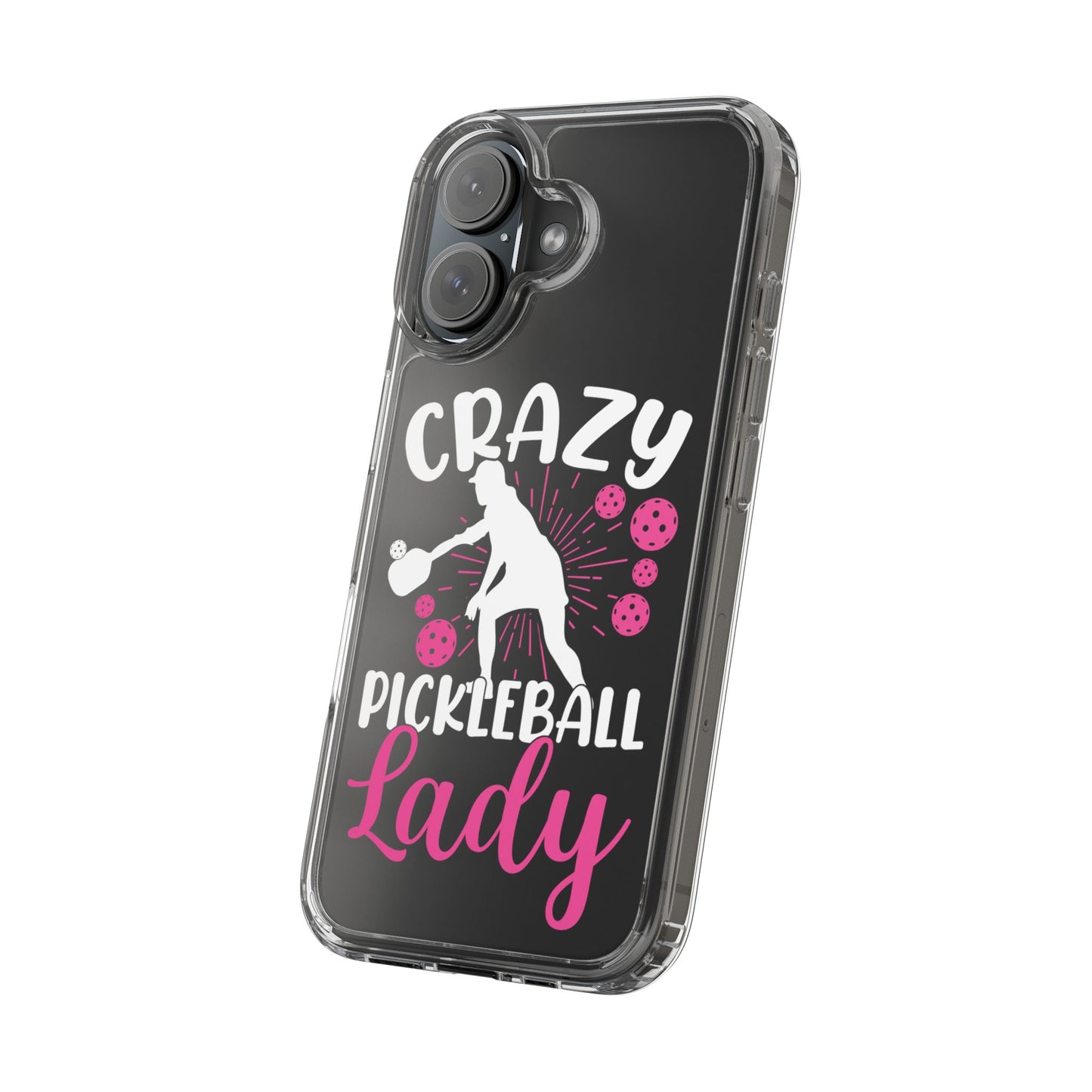 Pickleball Funny Phone case - Crazy Pickleball Lady