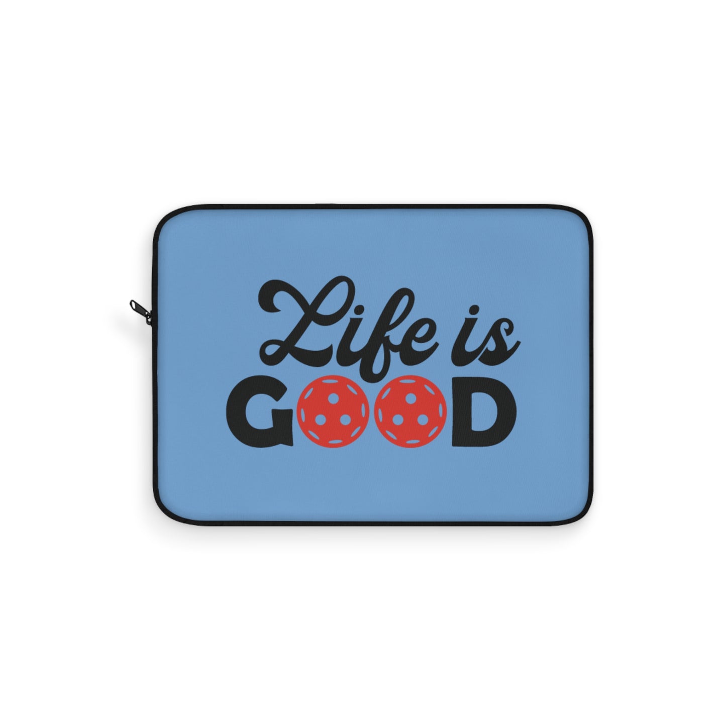 Pickleball Charming Laptop Sleeve - Life Is Good Blue