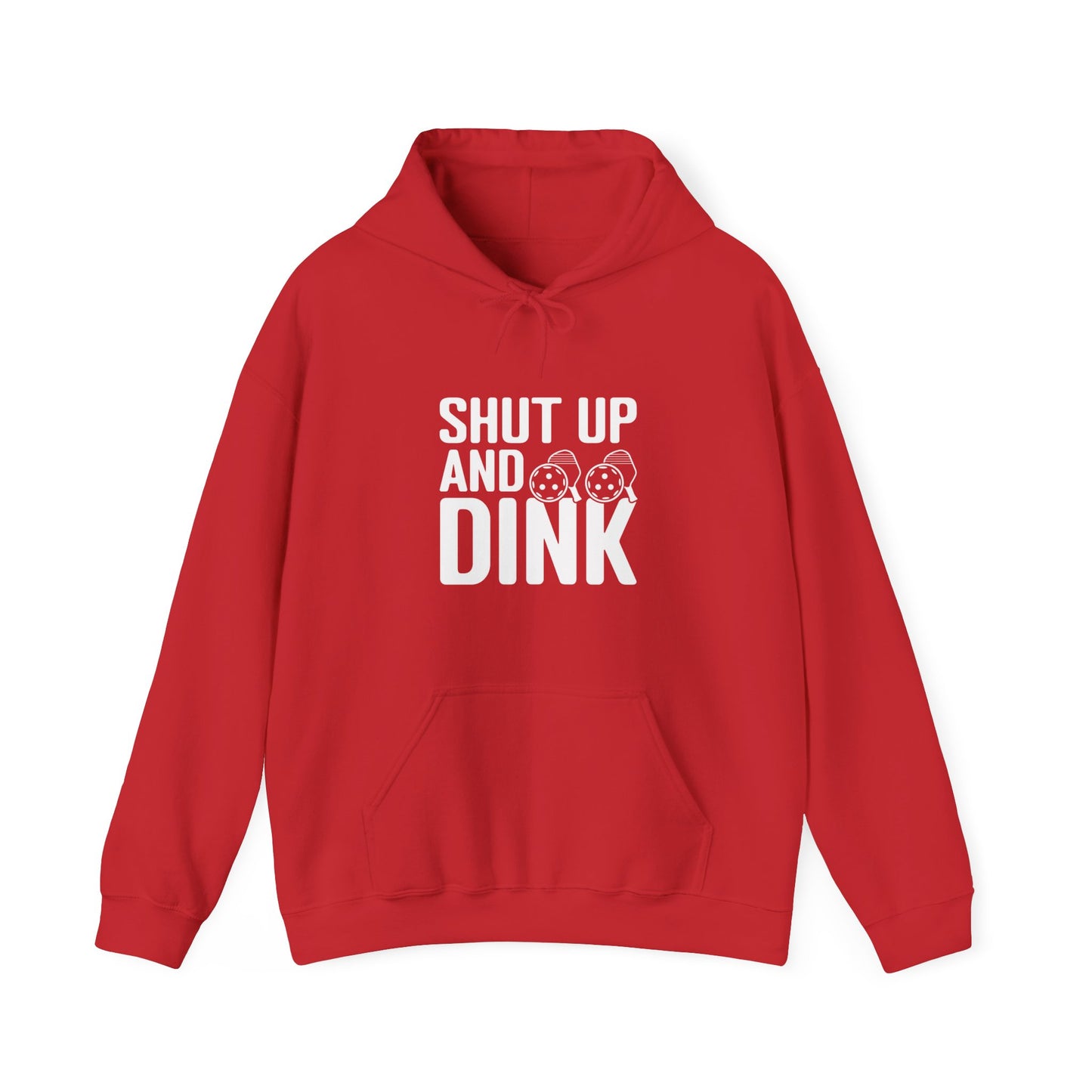 Men's Hilarious Pickleball Hoodie - Shut Up and Dink
