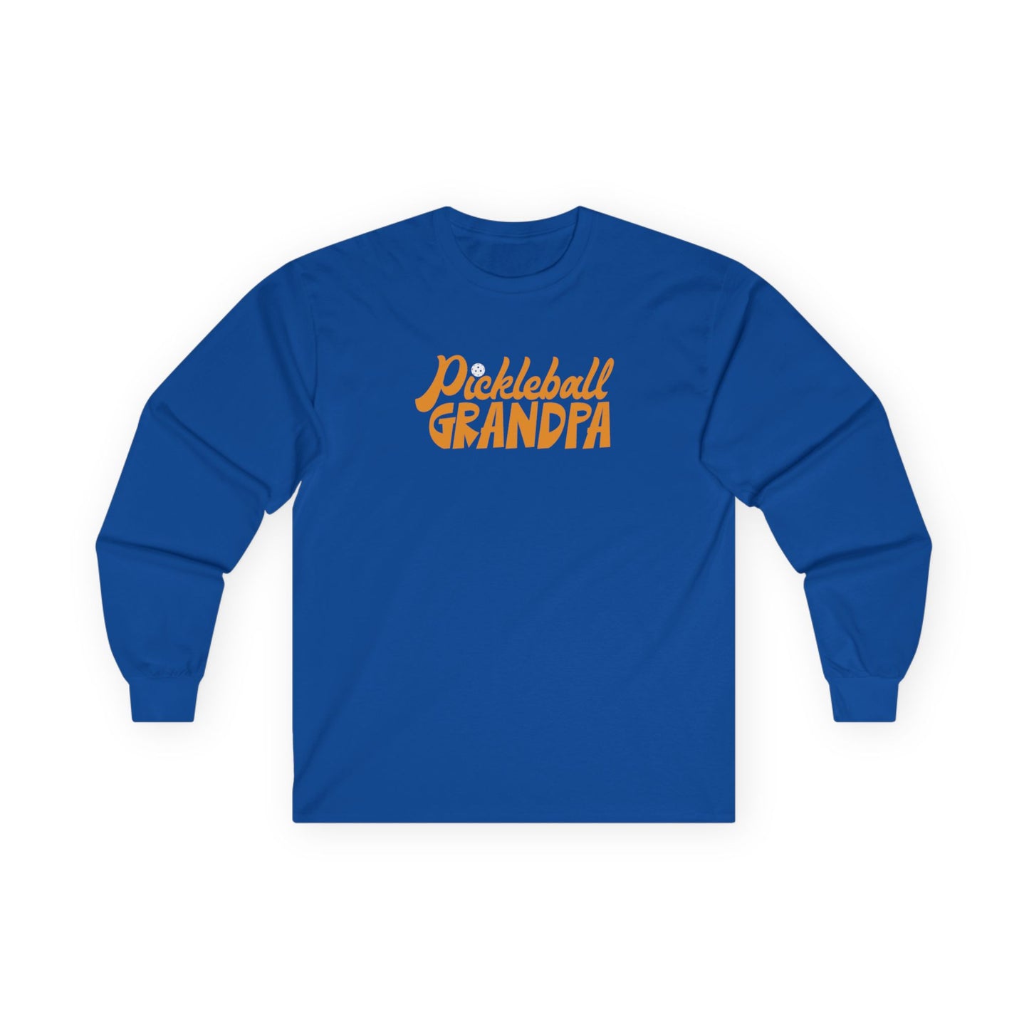Men's Comfy Pickleball Long Sleeves top - Pickleball Grandpa Royal