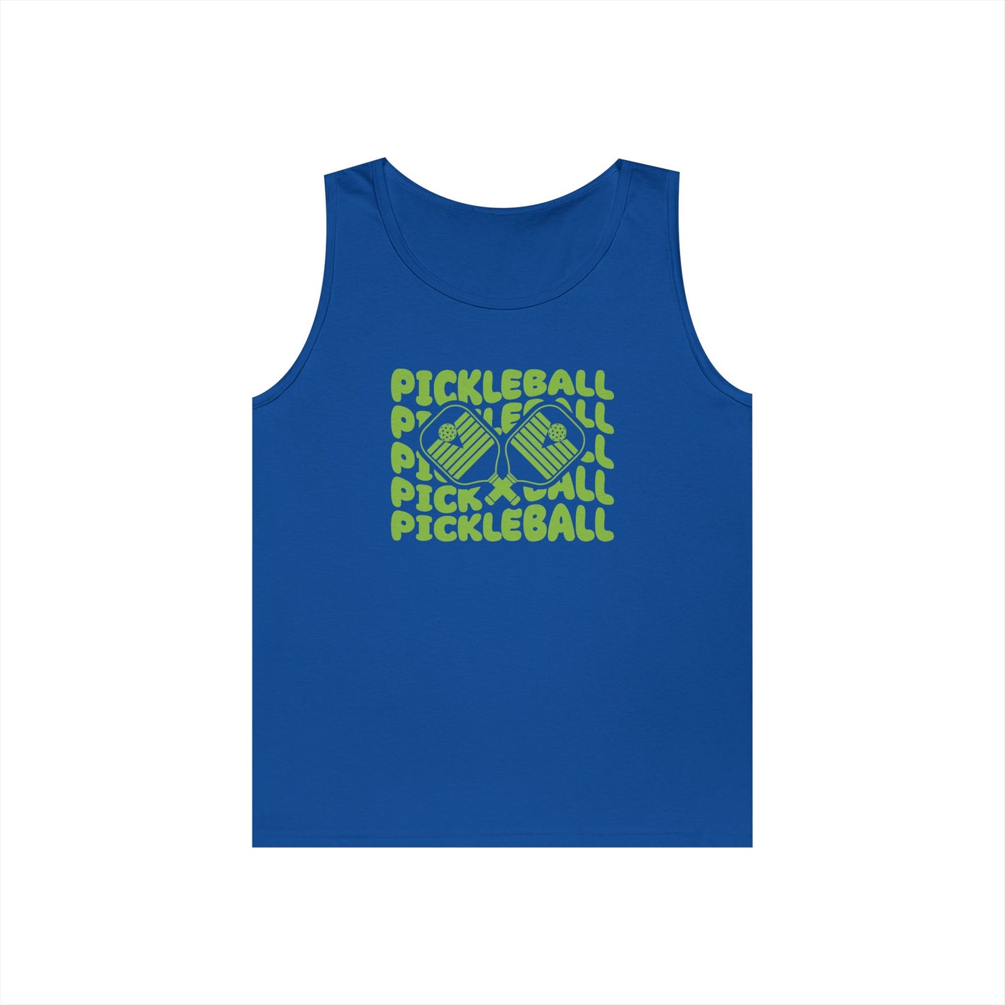 Women's Vibrant Pickleball Tank Top - Pickleball Echo Royal