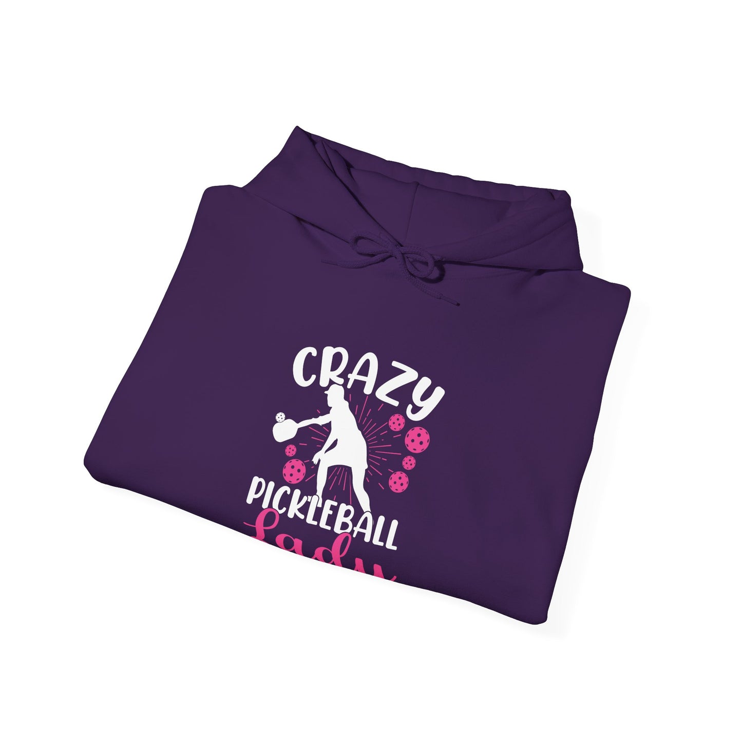 Women's Stylish Pickleball Hoodie - Crazy Pickleball Lady